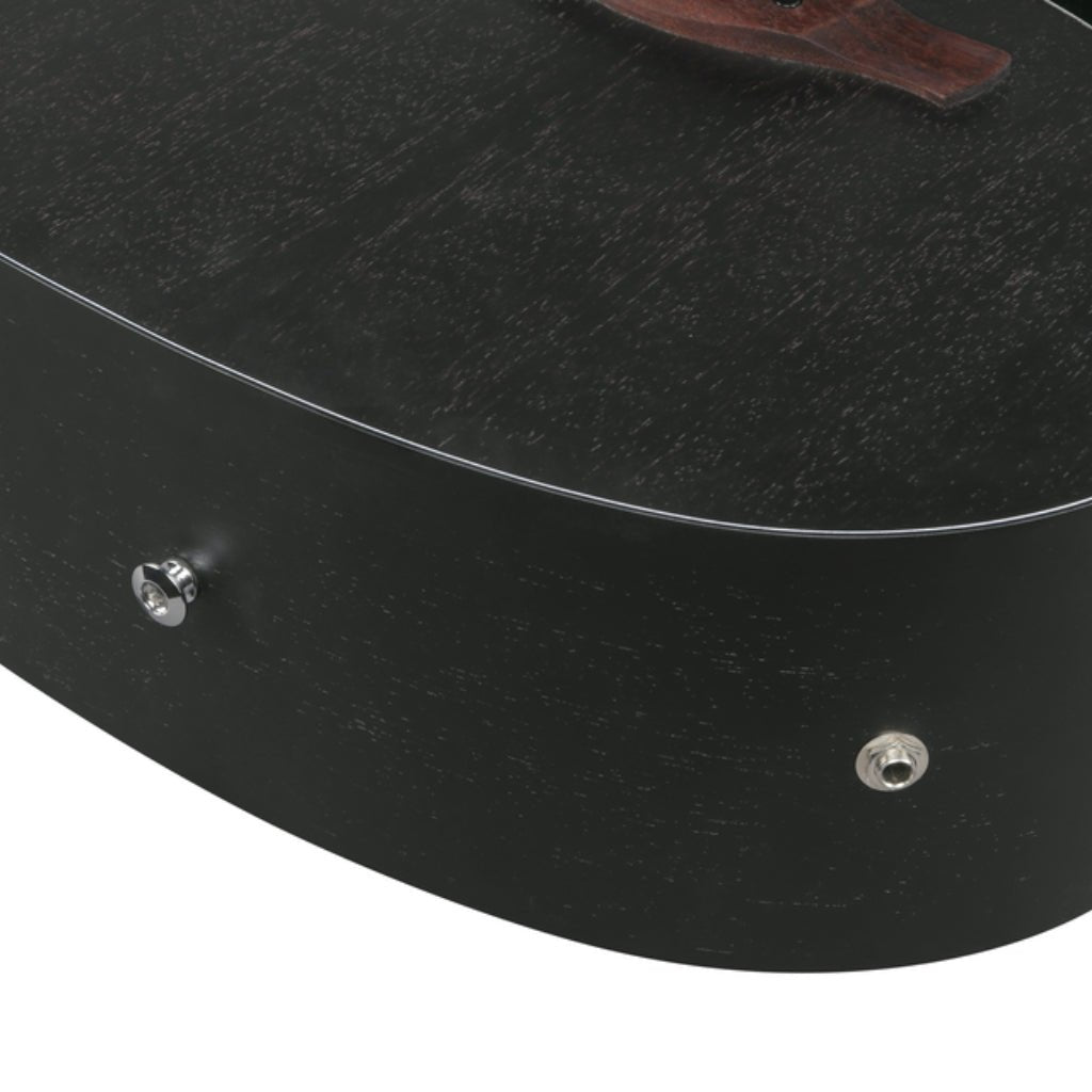 Ibanez V44CE Acoustic Guitar - Weathered Black Open Pore Acoustic Guitars Sky Music