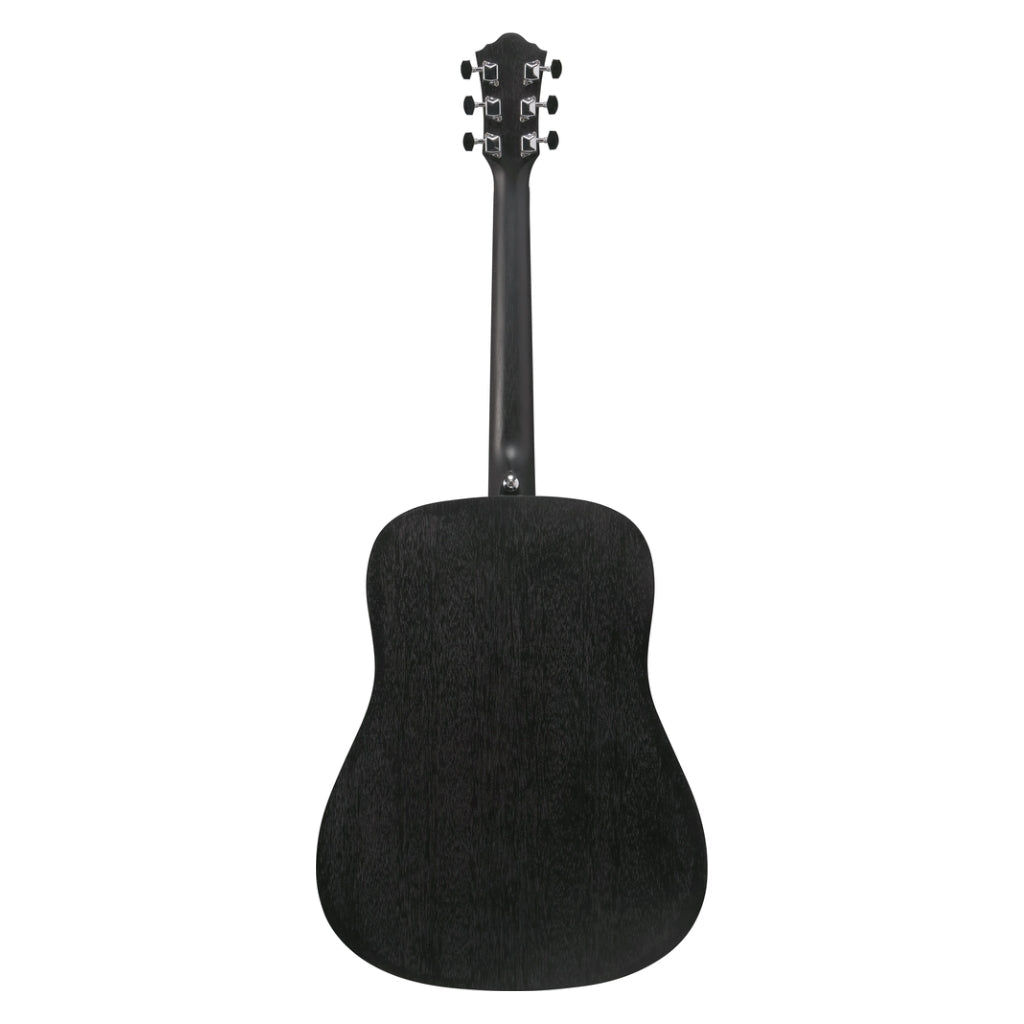 Ibanez V54NJP Acoustic Guitar with Bag - Open Pore Weathered Black Acoustic Guitars Sky Music