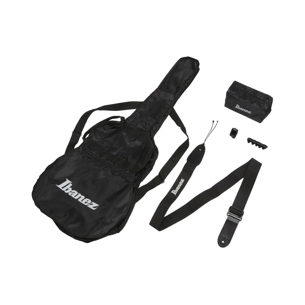 Ibanez V54NJP Acoustic Guitar with Bag - Open Pore Weathered Black Acoustic Guitars Sky Music
