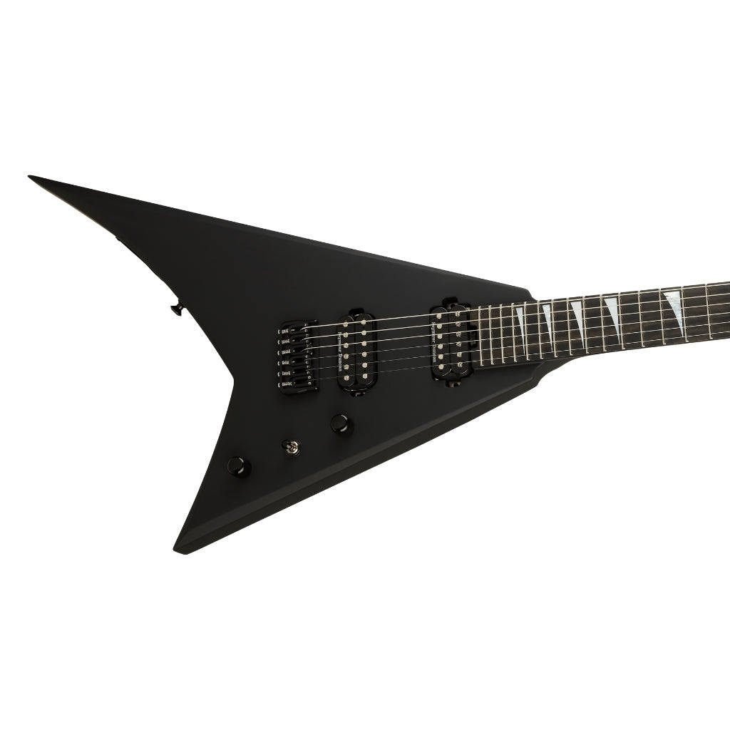 Jackson American Series Rhoads RR24 HT Electric Guitar - Satin Black, Ebony Fingerboard Electric Guitars Sky Music