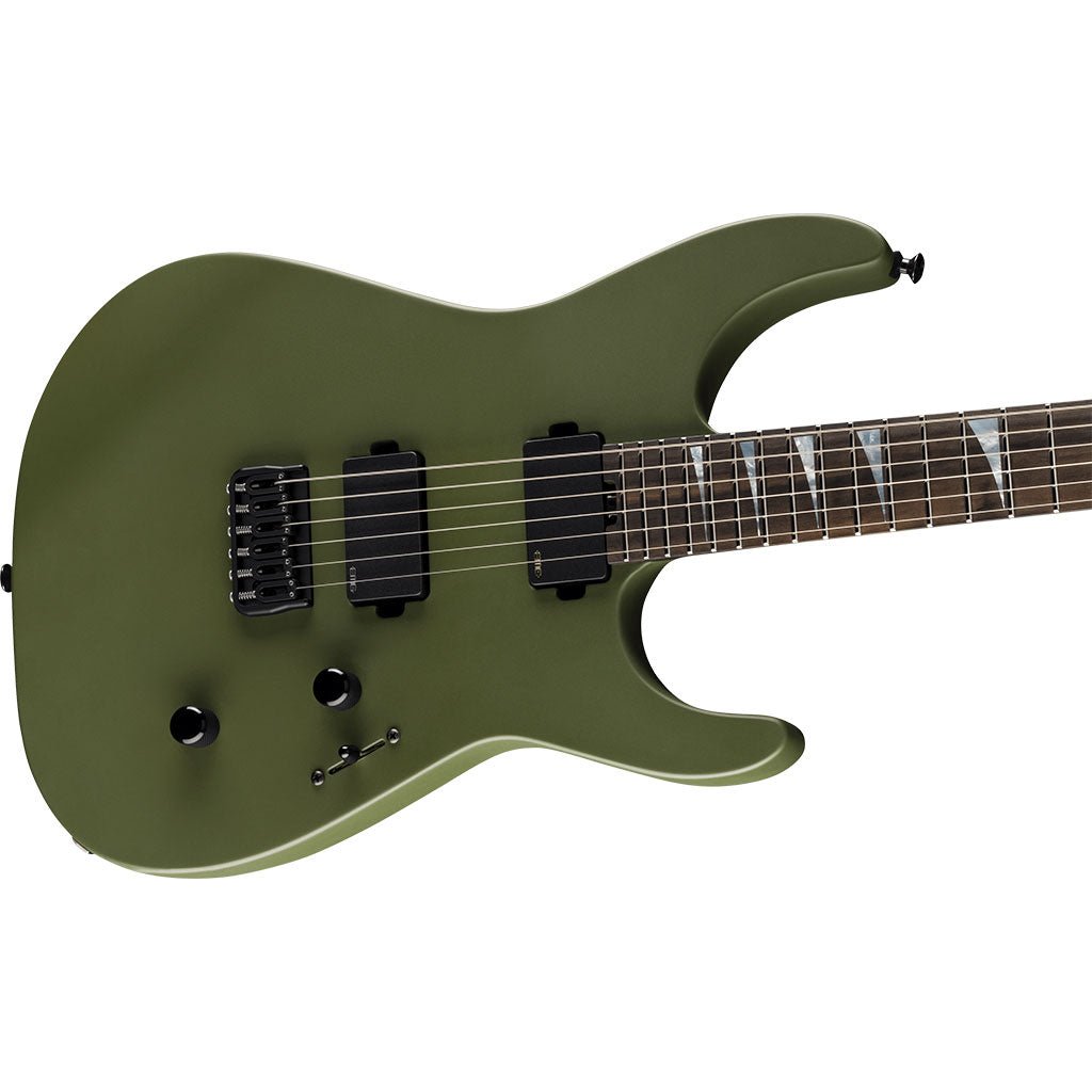 Jackson American Series Soloist SL2 HT in Matte Army Drab Electric Guitars Sky Music