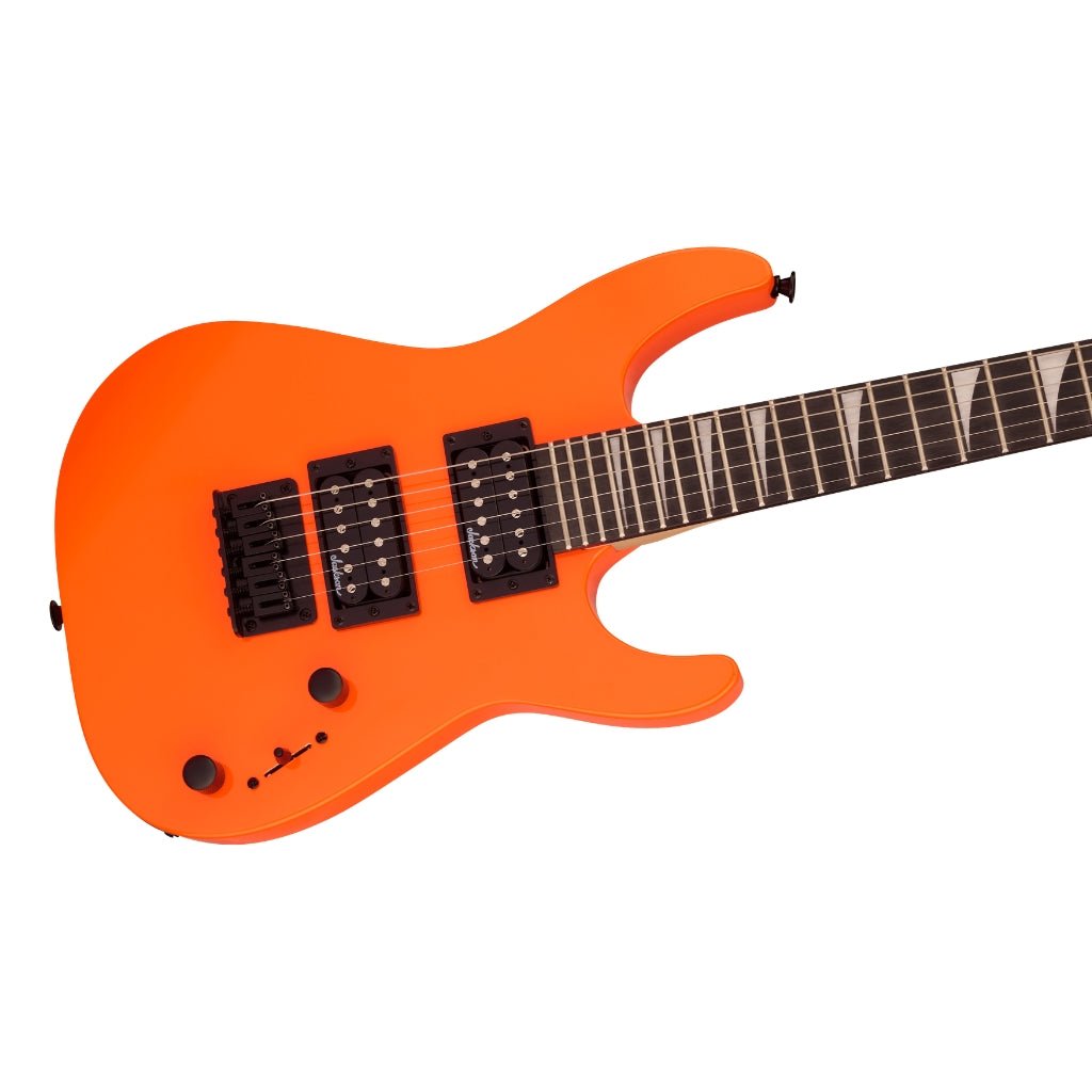 Jackson Dinky Minion JS1X Electric Guitar - Safety Orange, Amaranth Fingerboard Electric Guitars Sky Music