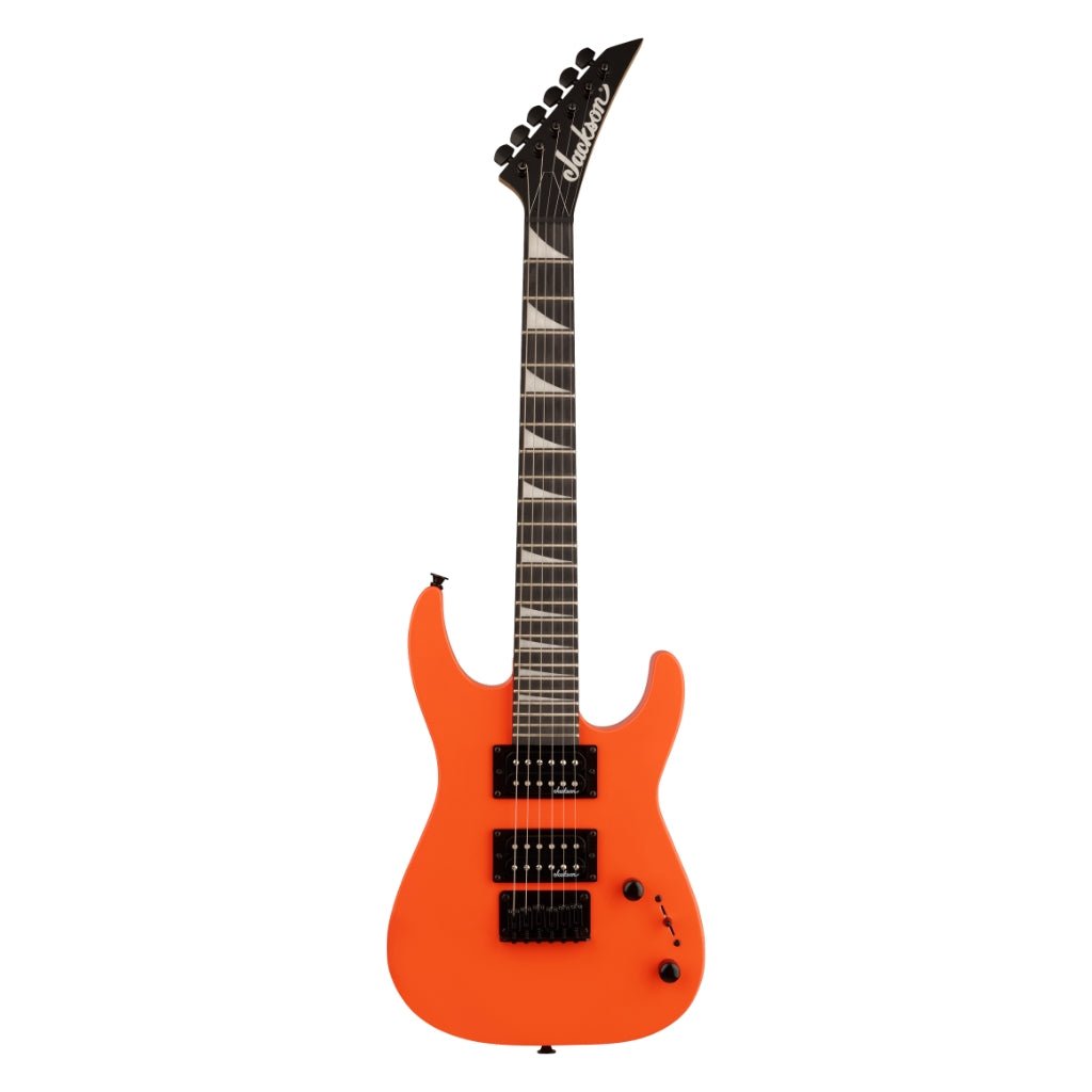 Jackson Dinky Minion JS1X Electric Guitar - Safety Orange, Amaranth Fingerboard Electric Guitars Sky Music