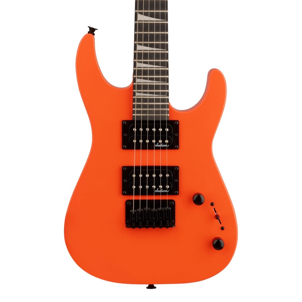 Jackson Dinky Minion JS1X Electric Guitar - Safety Orange, Amaranth Fingerboard Electric Guitars Sky Music