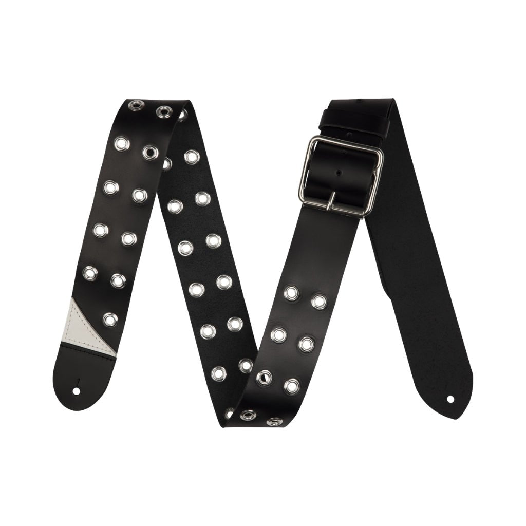 Jackson Grommet Leather Strap - Black Guitar Straps Sky Music