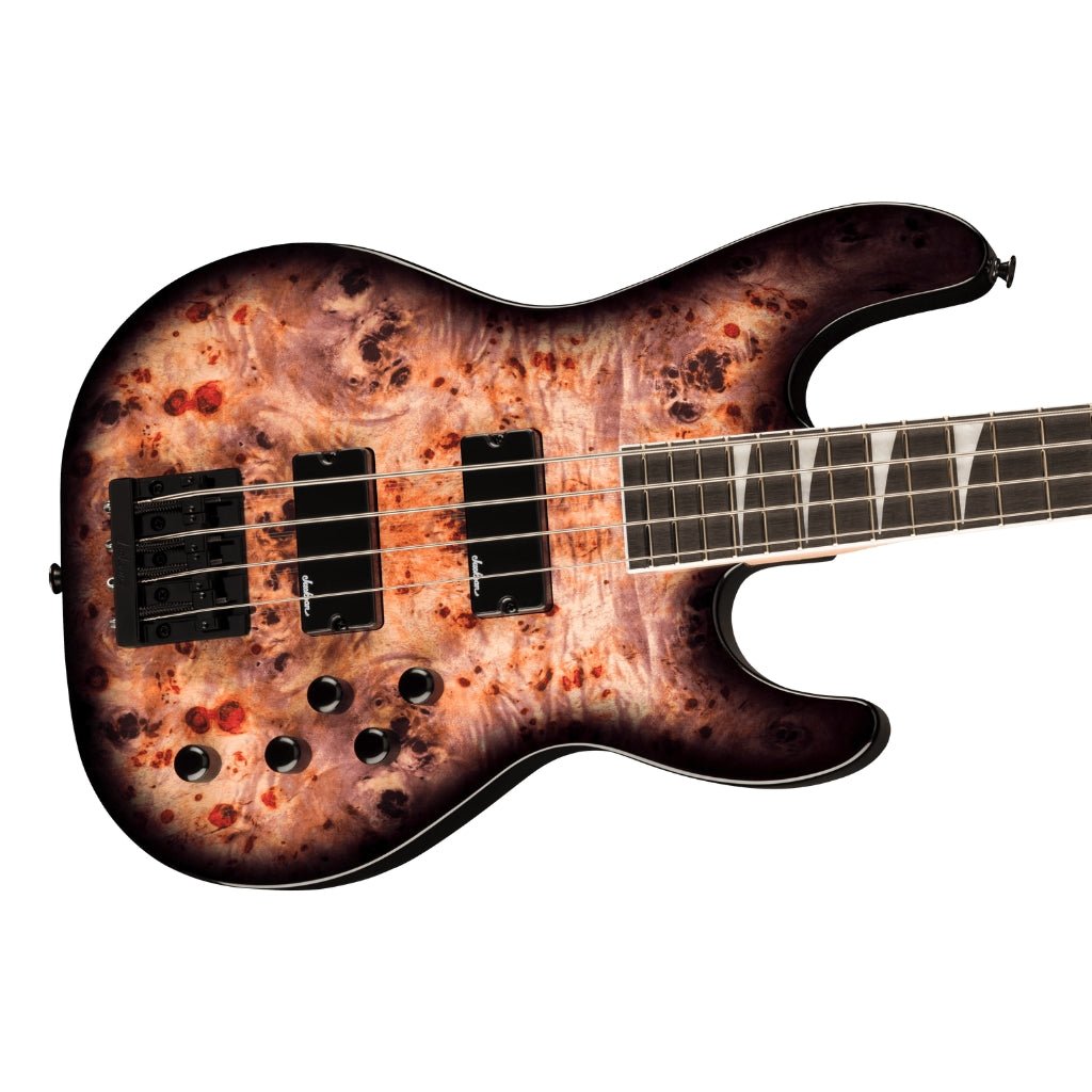 Jackson JS Series Concert Bass CB JS3P in Transparent Black Burst Bass Guitars Sky Music