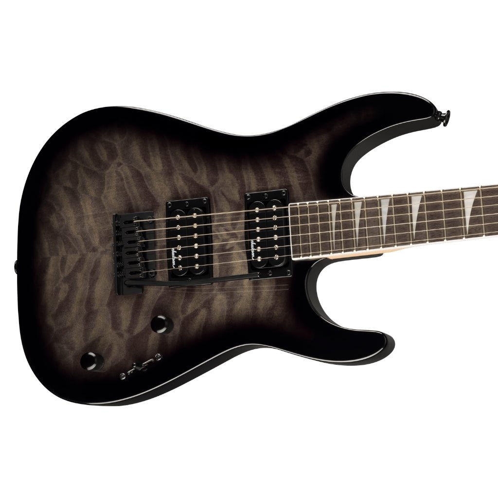 Jackson JS Series Dinky JS20 DKQ 2PT in Transparent Black Burst Electric Guitars Sky Music