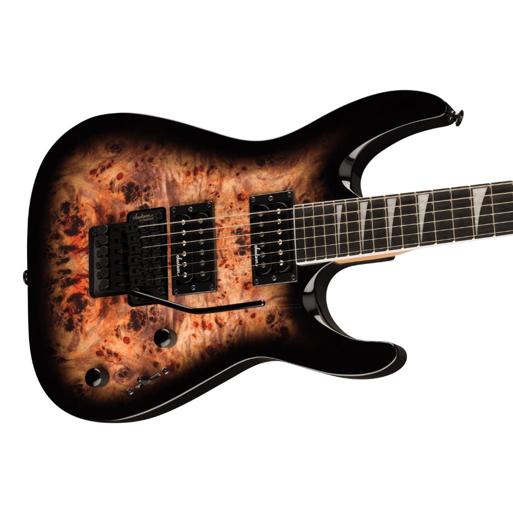 Jackson JS Series Dinky JS32 DKAP in Transparent Black Burst Electric Guitars Sky Music