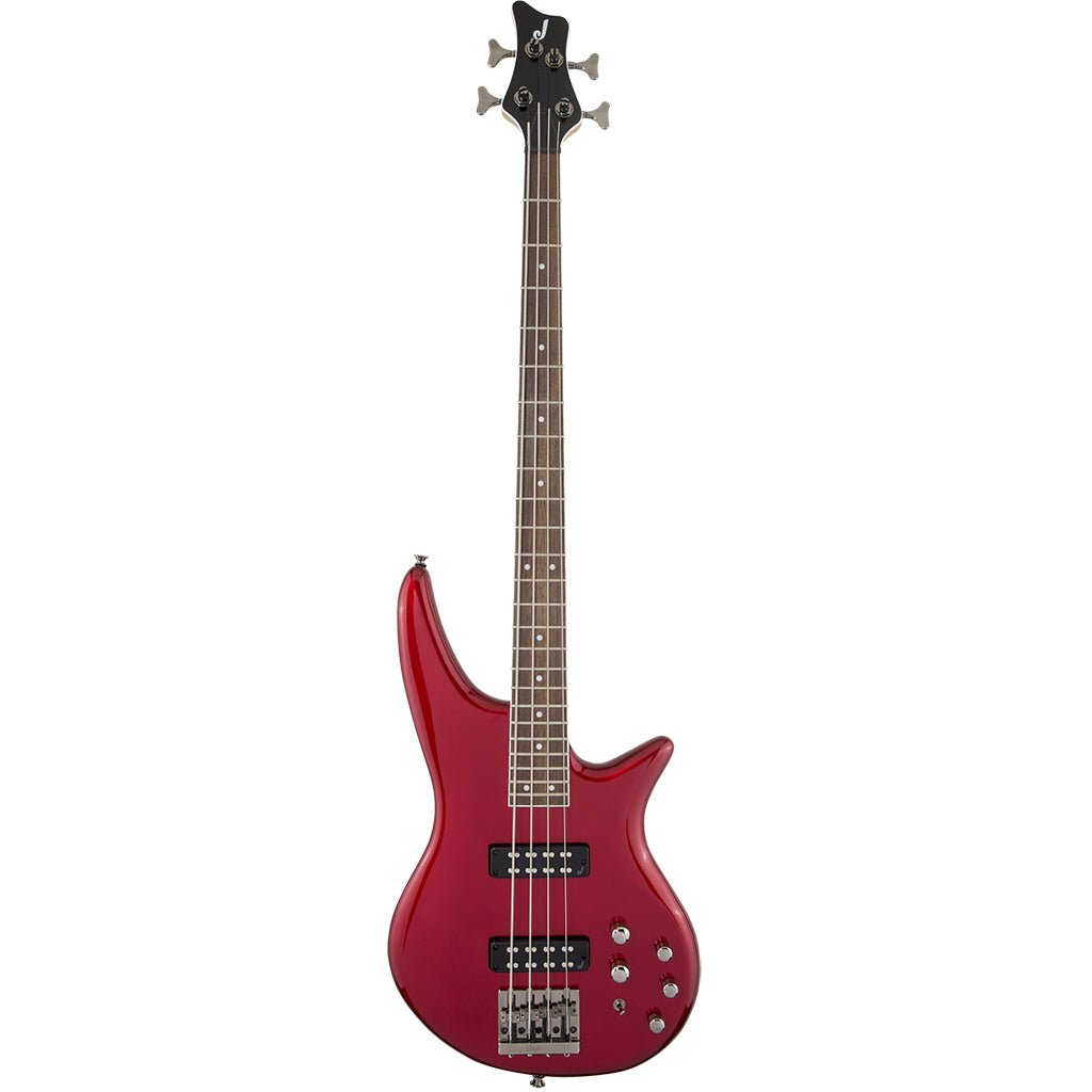 Jackson JS Series Spectra JS3 Bass Guitar - Metallic Red, Laurel Fingerboard Bass Guitars Sky Music