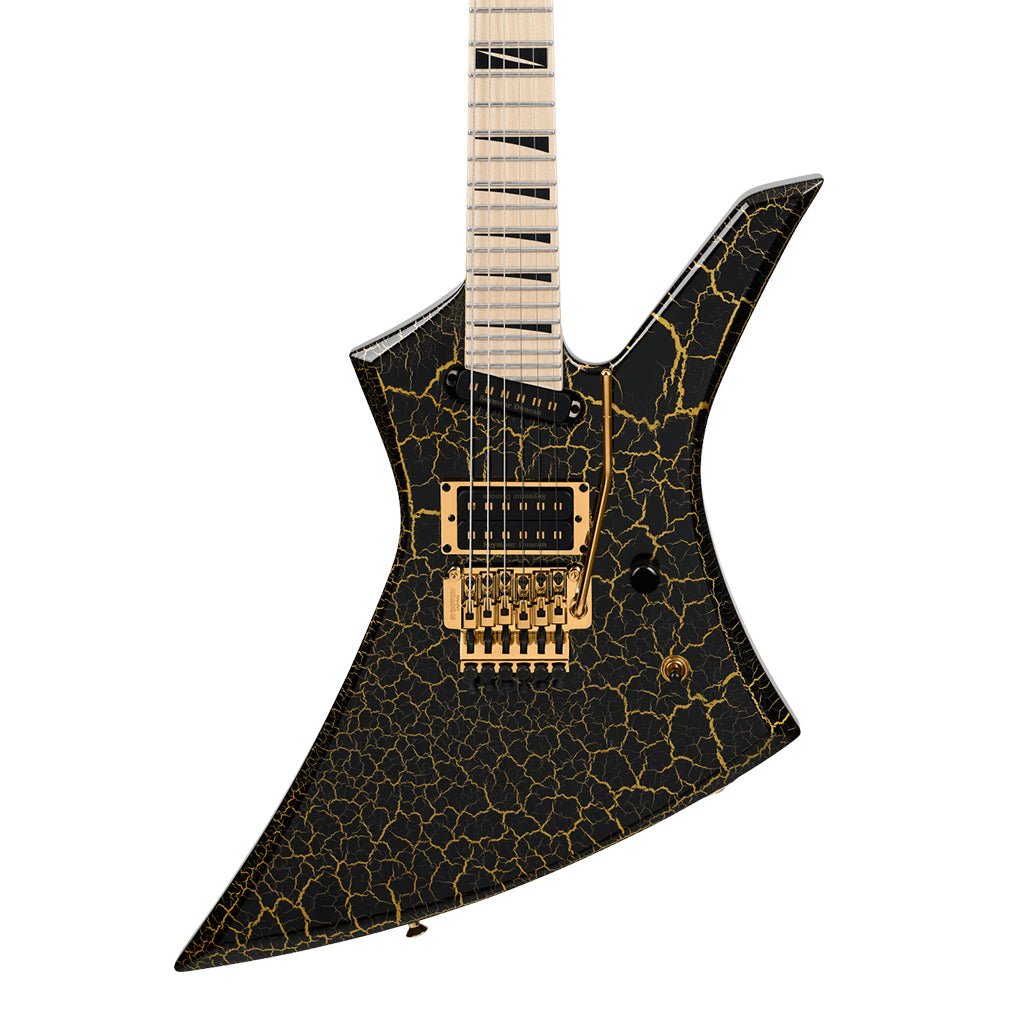 Jackson KE27 Pro Plus Series Signature Brandon Ellis Kelly Electric Guitar - Gold Crackle Electric Guitars Sky Music