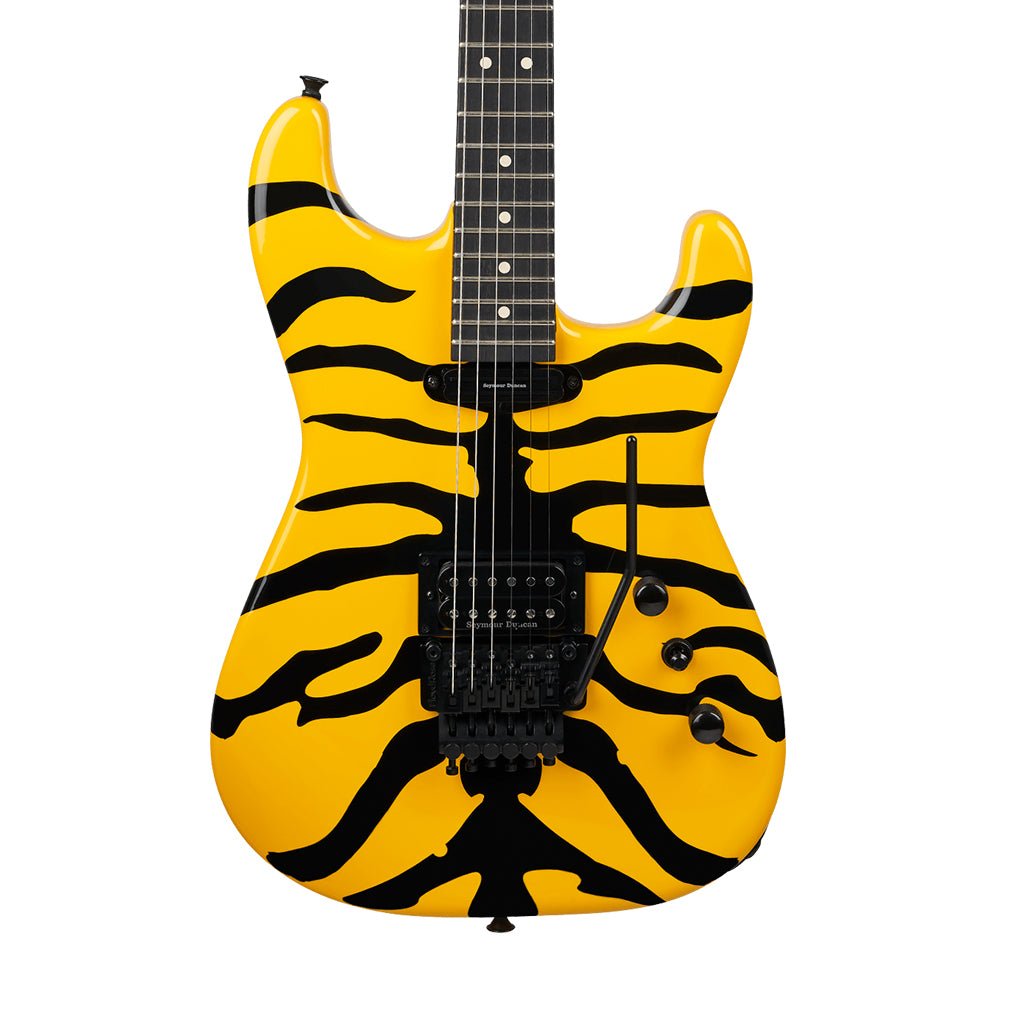 Jackson Pro Origins 1985 San Dimas SD1 HH FR Limited Edition Electric Guitar - Yellow Bengal Electric Guitars Sky Music