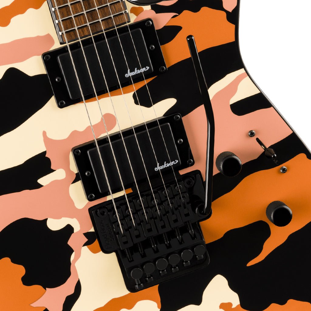 Jackson X Series Soloist SLX DX Camo Butterscotch Camo Electric Guitars Sky Music