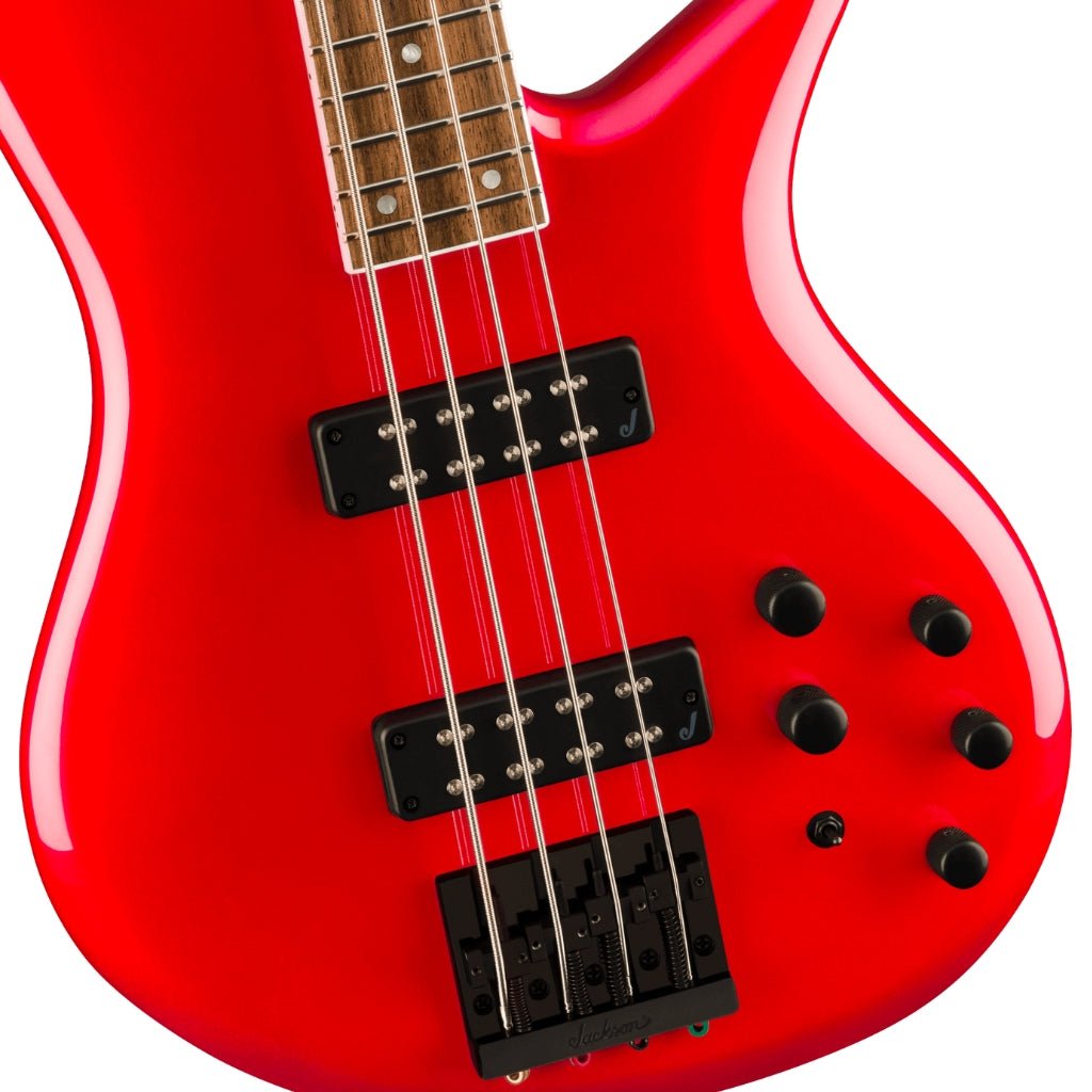 Jackson X Series Spectra Bass SBX IV in Candy Apple Red Bass Guitars Sky Music