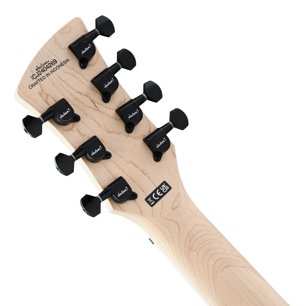 Jackson X Series Surfcaster SF HT7 Electric Guitar Laurel Fingerboard Metallic Black Electric Guitars Sky Music