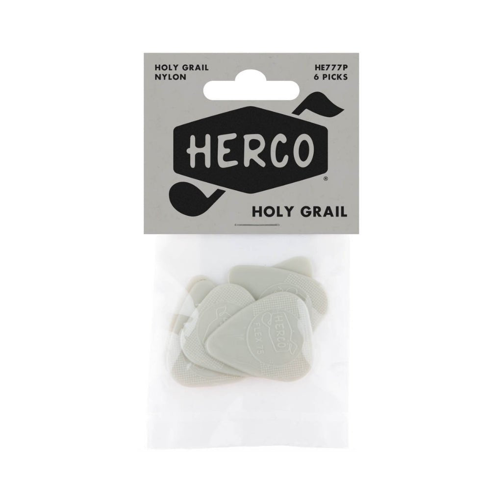Jim Dunlop Herco Holy Grail Nylon Pick - .75mm, 6 Pack Guitar Picks Sky Music