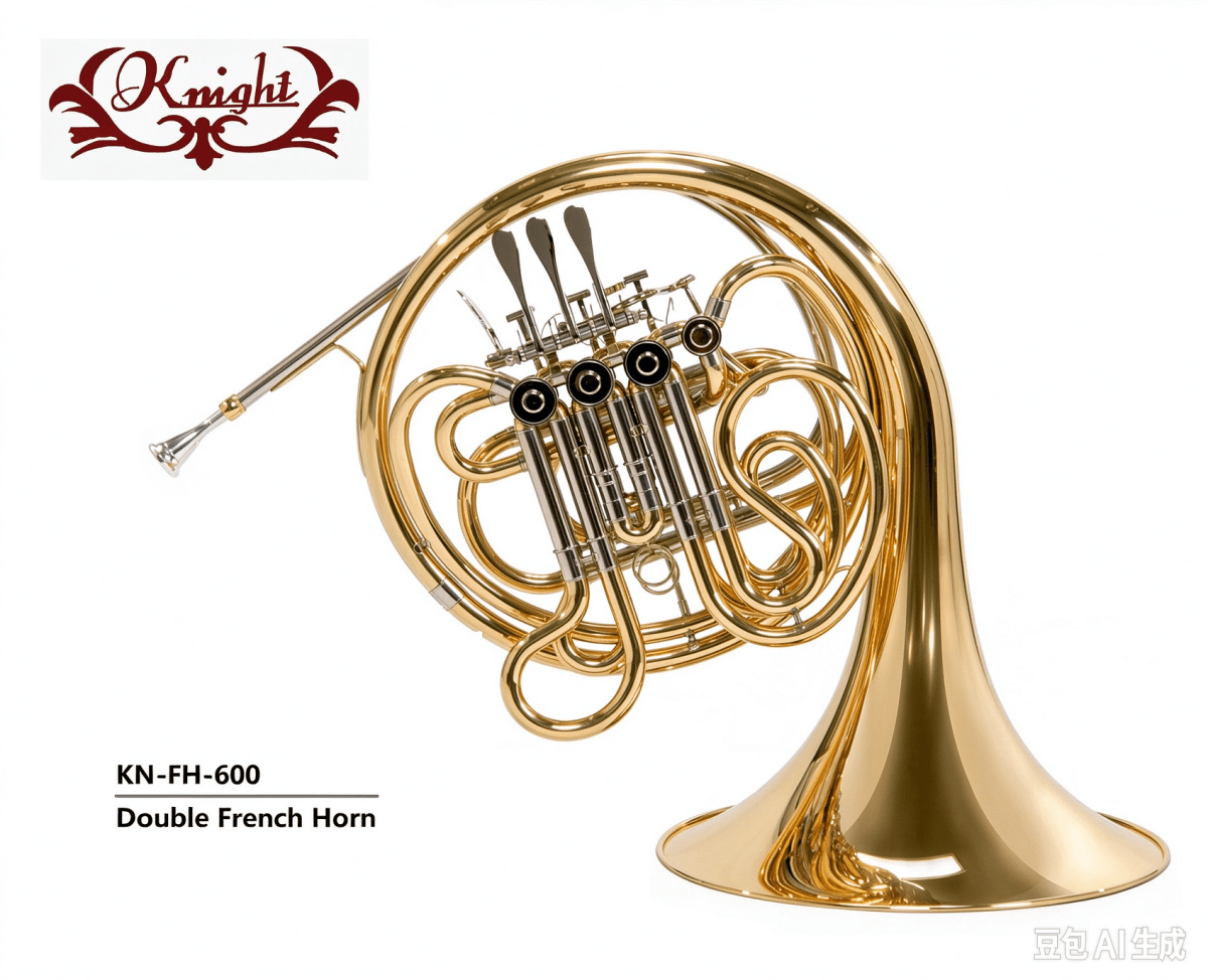 Knight Double French Horn FH-600, Key of F/Bb, with Case French Horns Sky Music
