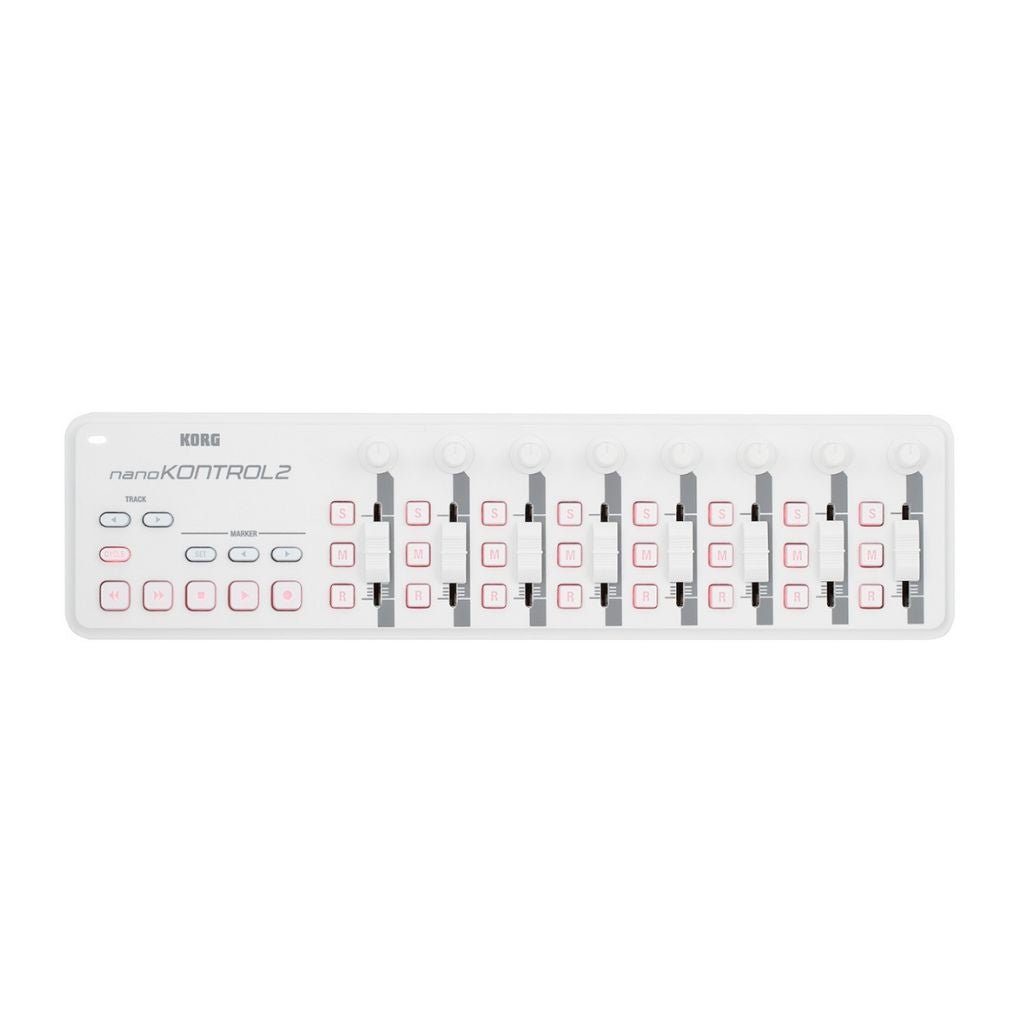 Korg nanoKONTROL 2 Compact USB Controller, White Digital Pianos Sky Music