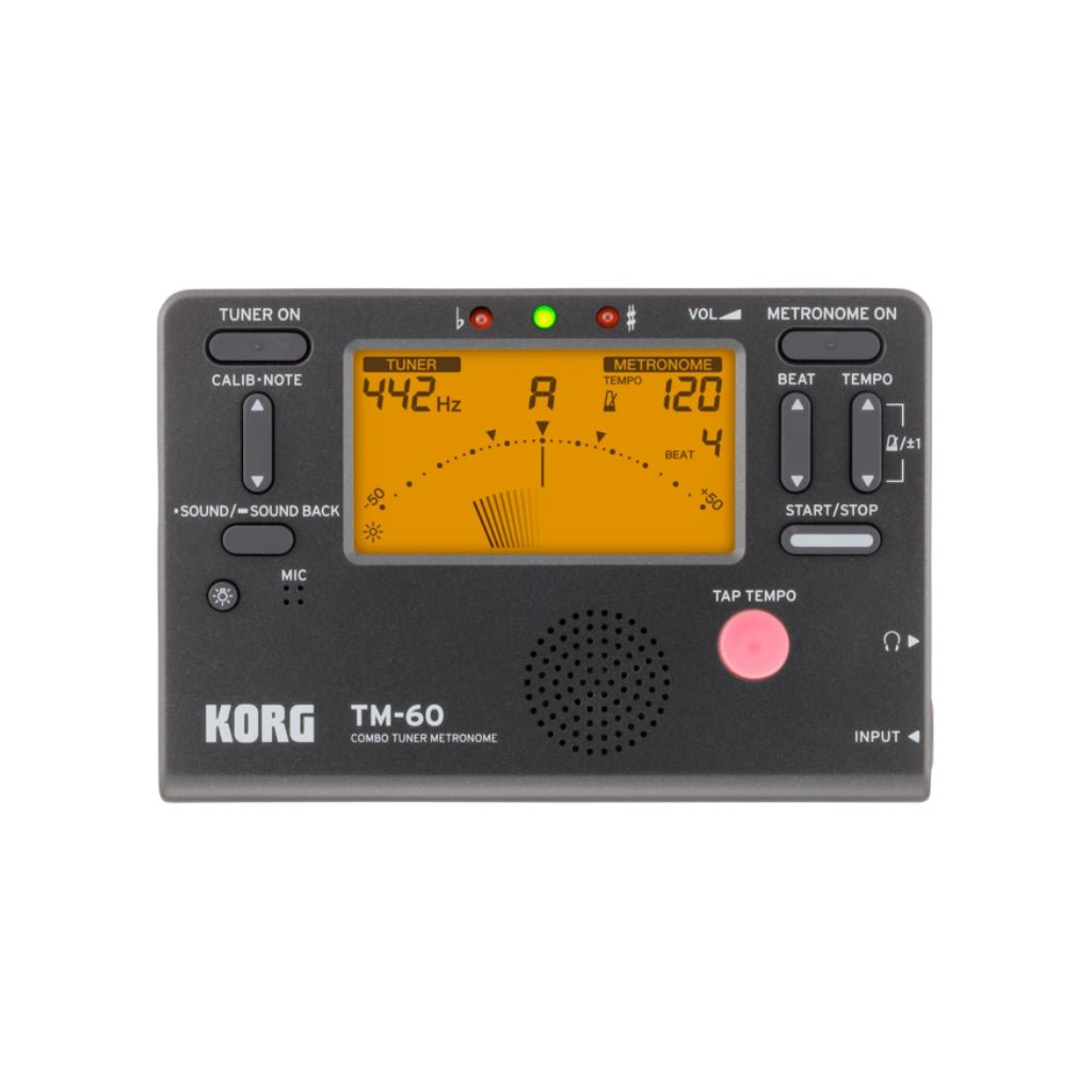 Korg TM-60 Tuner Metronome Black Metronomes Sky Music