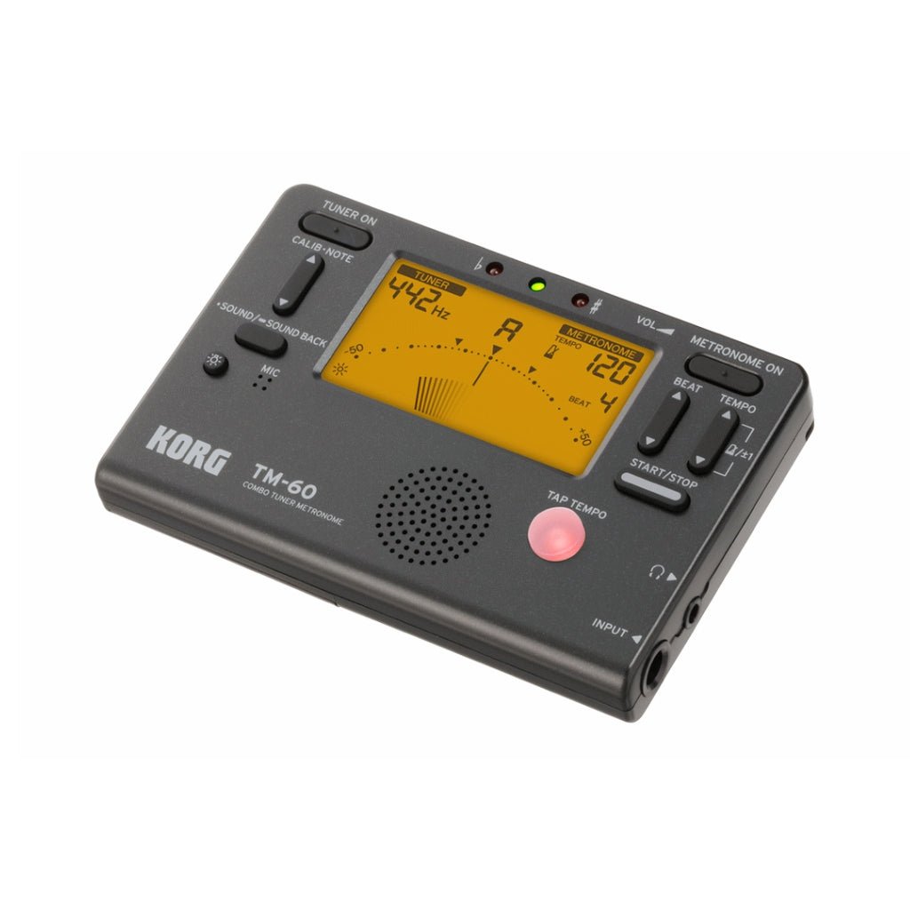 Korg TM-60 Tuner Metronome Black Metronomes Sky Music