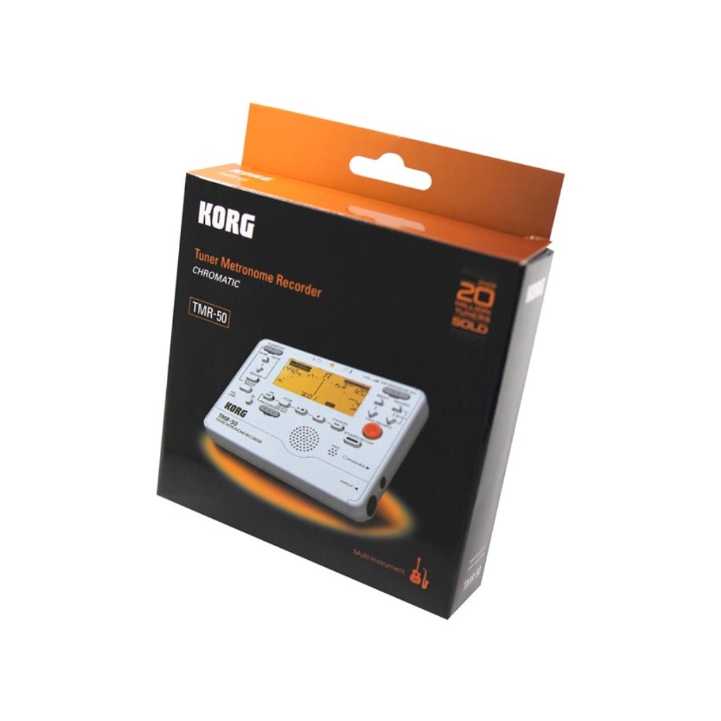Korg TMR-50 Tuner Metronome White Metronomes Sky Music