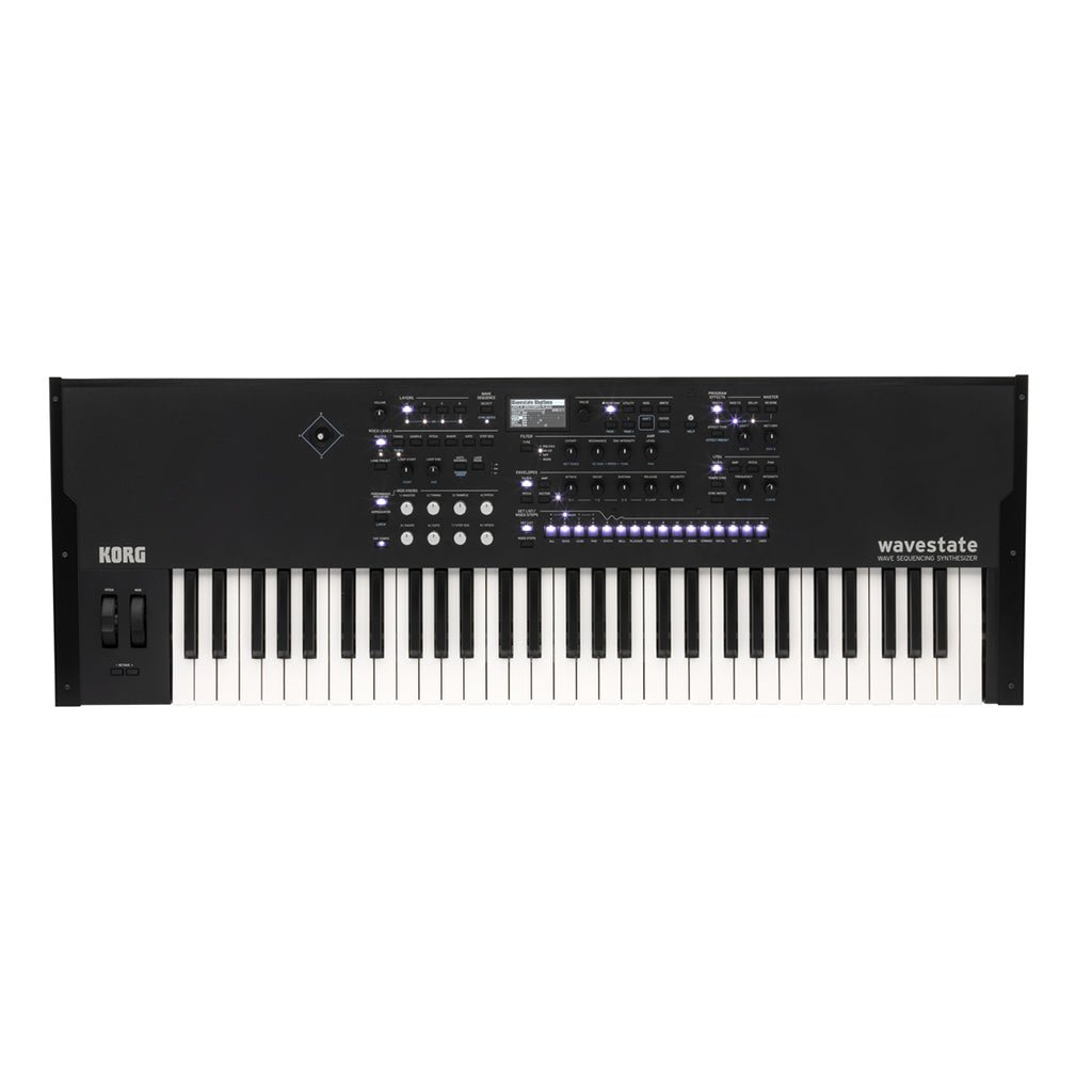 Korg Wavestate SE 61 Note Wave Sequencing Synth With Case Black Synthesizers Sky Music