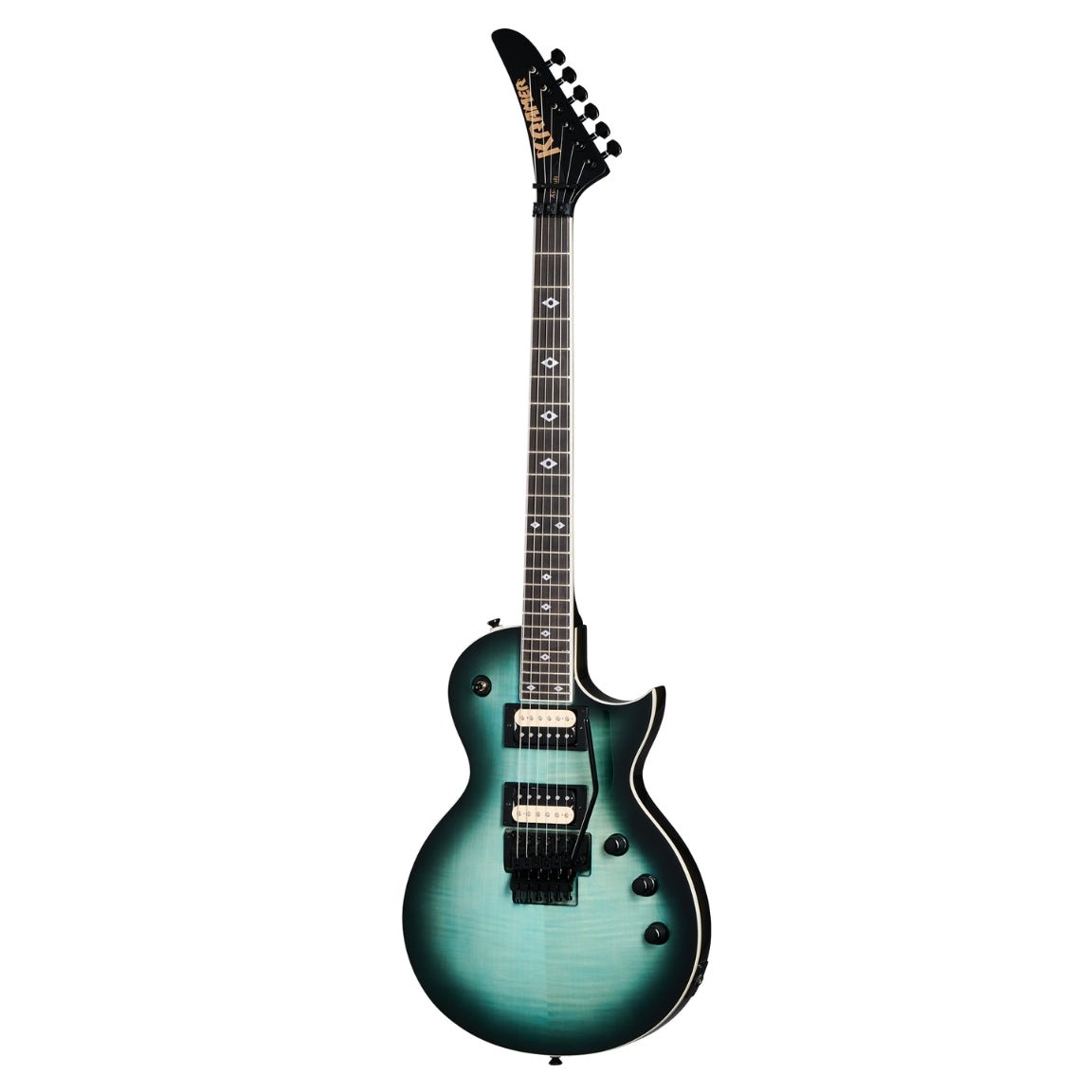 Kramer Assault Figured Electric Guitar - Caribbean Blue Perimeter Electric Guitars Sky Music