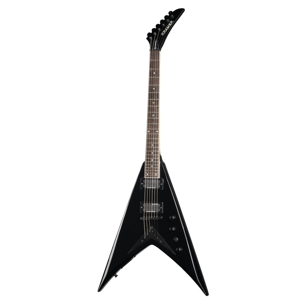 Kramer Dave Mustaine Vanguard in Case Electric Guitar - Ebony Electric Guitars Sky Music