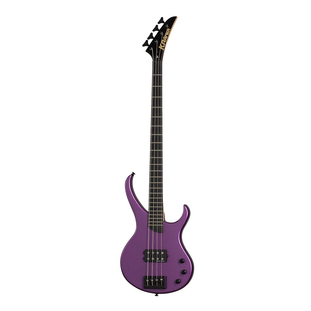 Kramer Disciple D1 Bass Purple Metallic Bass Guitars Sky Music