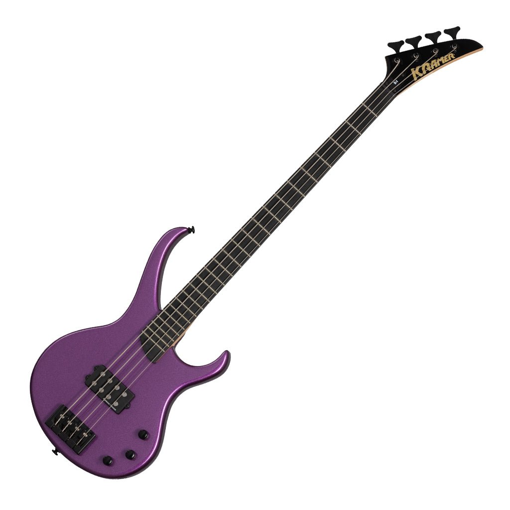 Kramer Disciple D1 Bass Purple Metallic Bass Guitars Sky Music