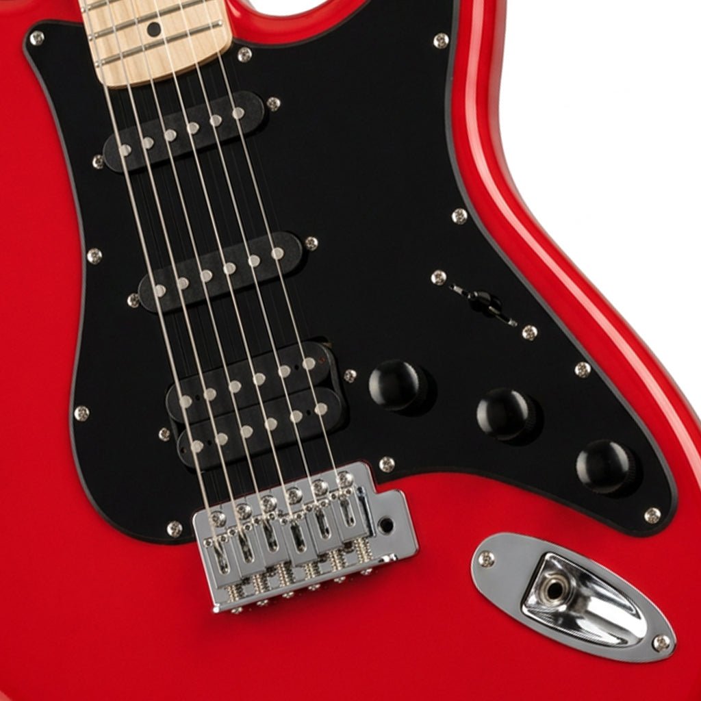 Kramer Focus VT-211S Electric Guitar - Red w/Black Guard Electric Guitars Sky Music