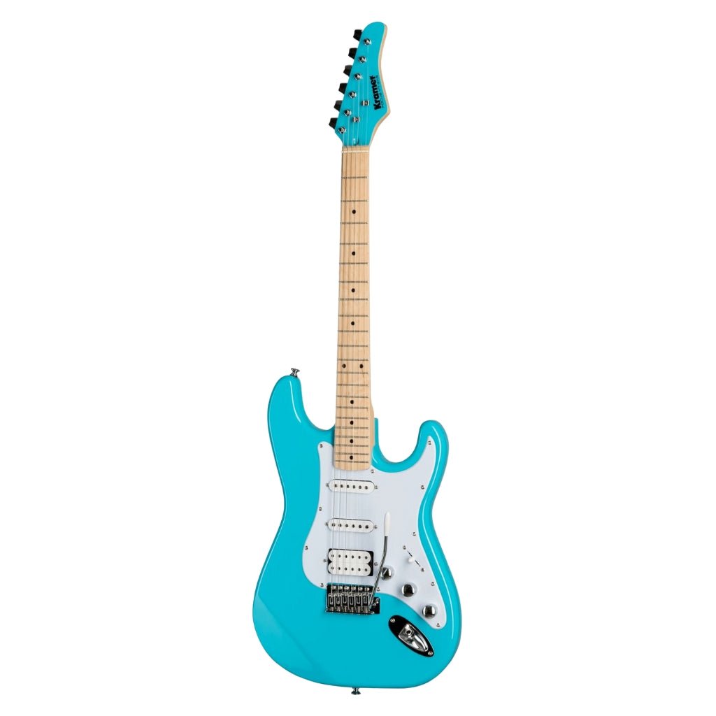 Kramer Focus VT211S Guitar Pack w/ Crush & Accessories - Teal Electric Guitars Sky Music
