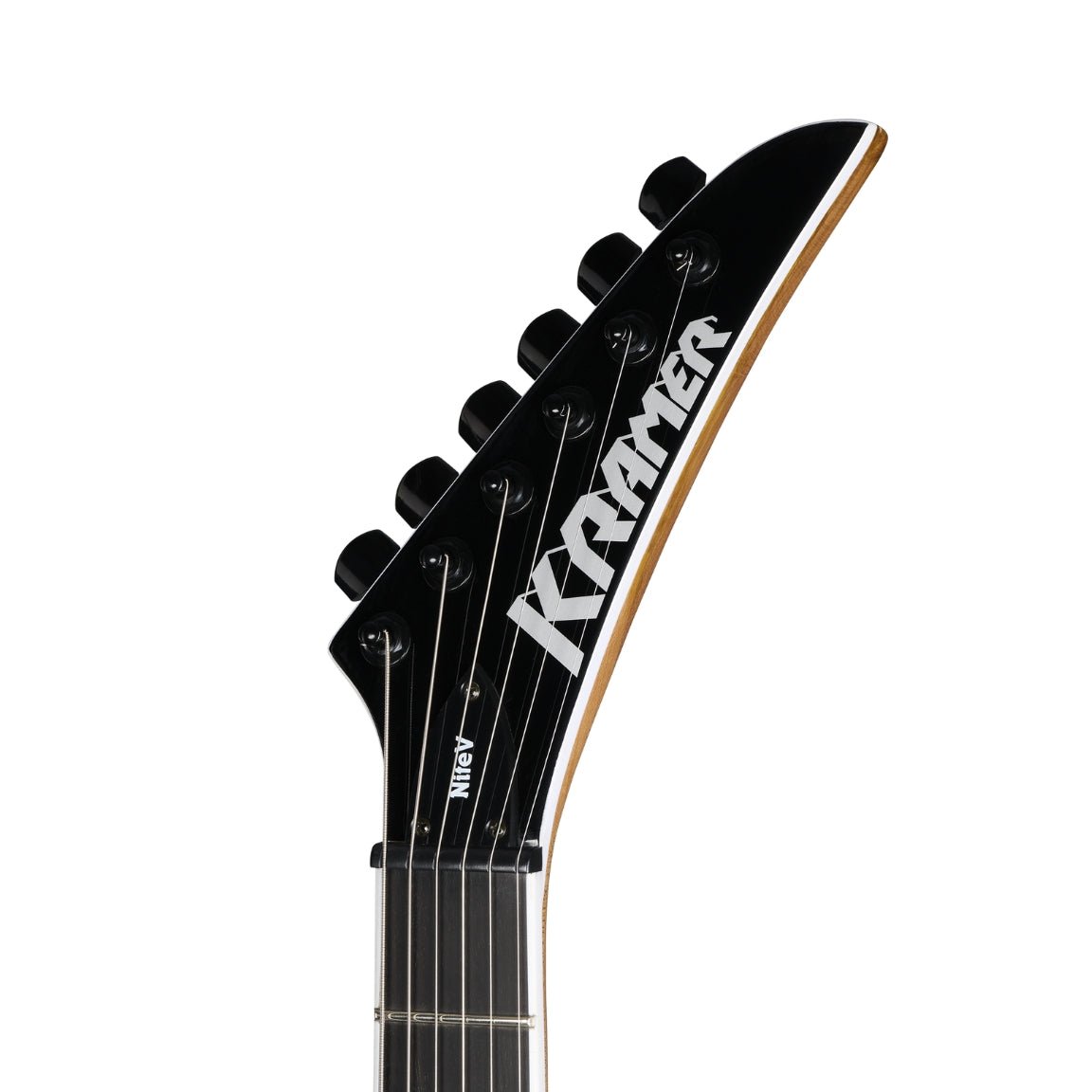 Kramer Nite-V String Through Electric Guitar - Crimson Metallic Electric Guitars Sky Music