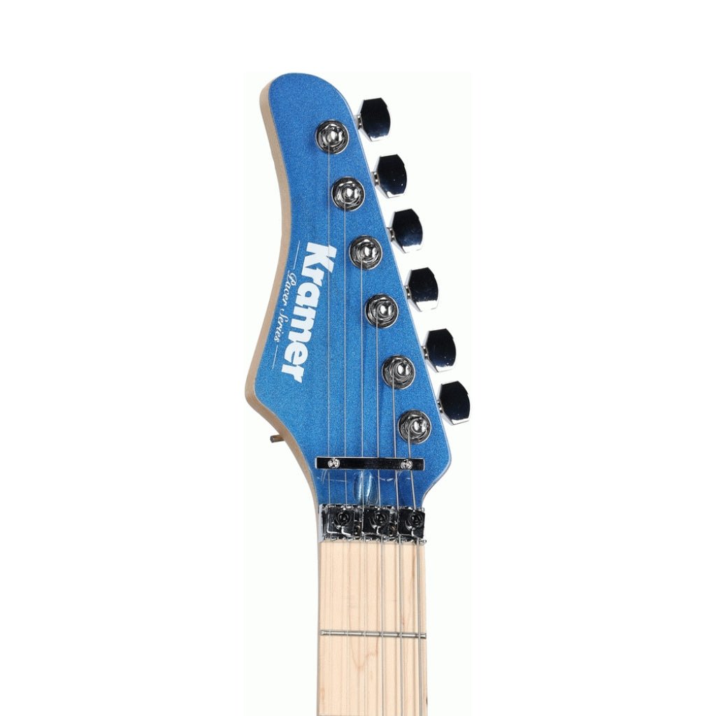 Kramer Pacer Classic Left Handed Electric Guitar - Radio Blue Metallic Electric Guitars Sky Music