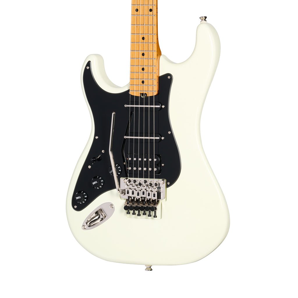 Kramer Pacer Deluxe Left Handed w/Premium Gig Bag - Classic White Electric Guitars Sky Music