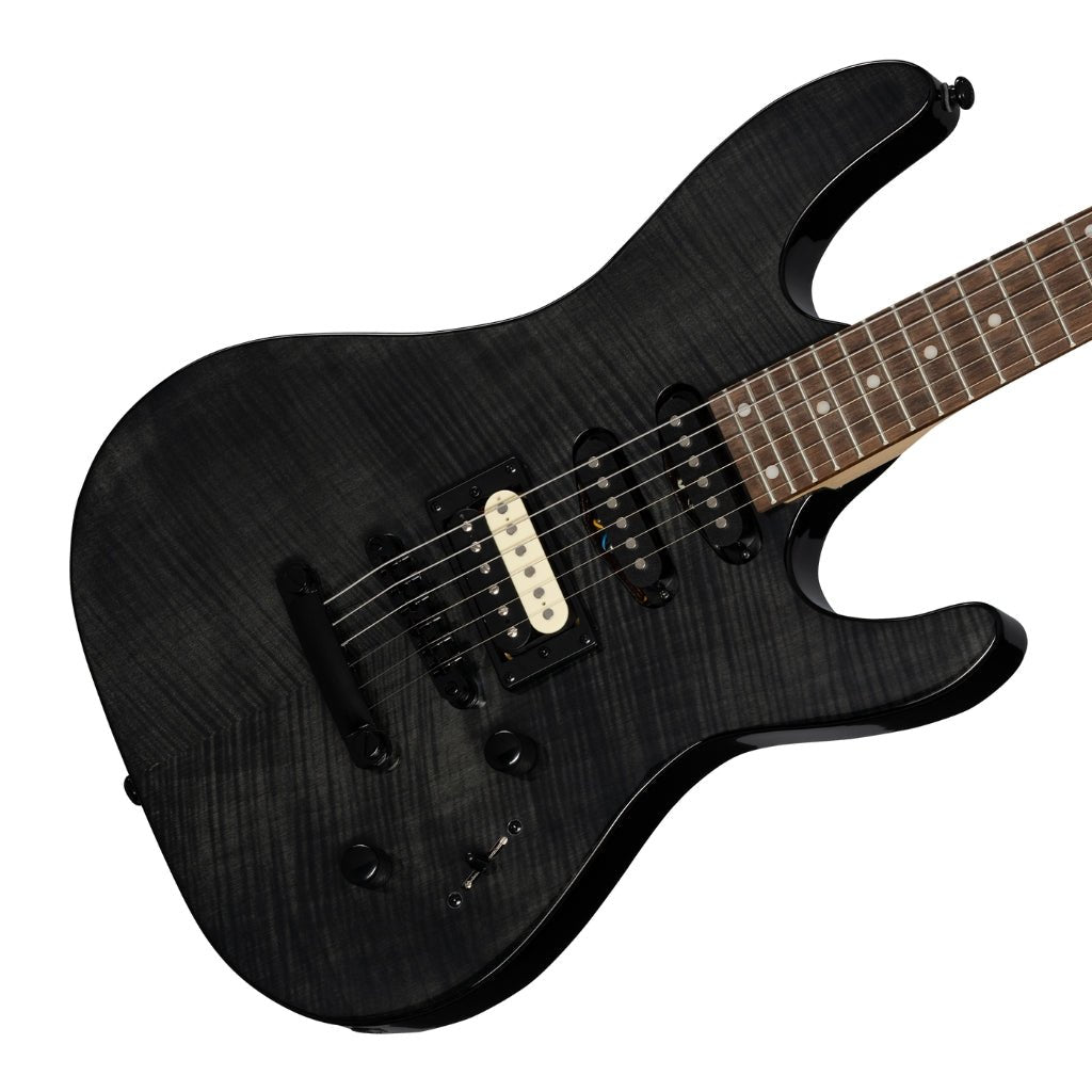 Kramer Striker Figured Stoptail Electric Guitar - Transparent Black Electric Guitars Sky Music