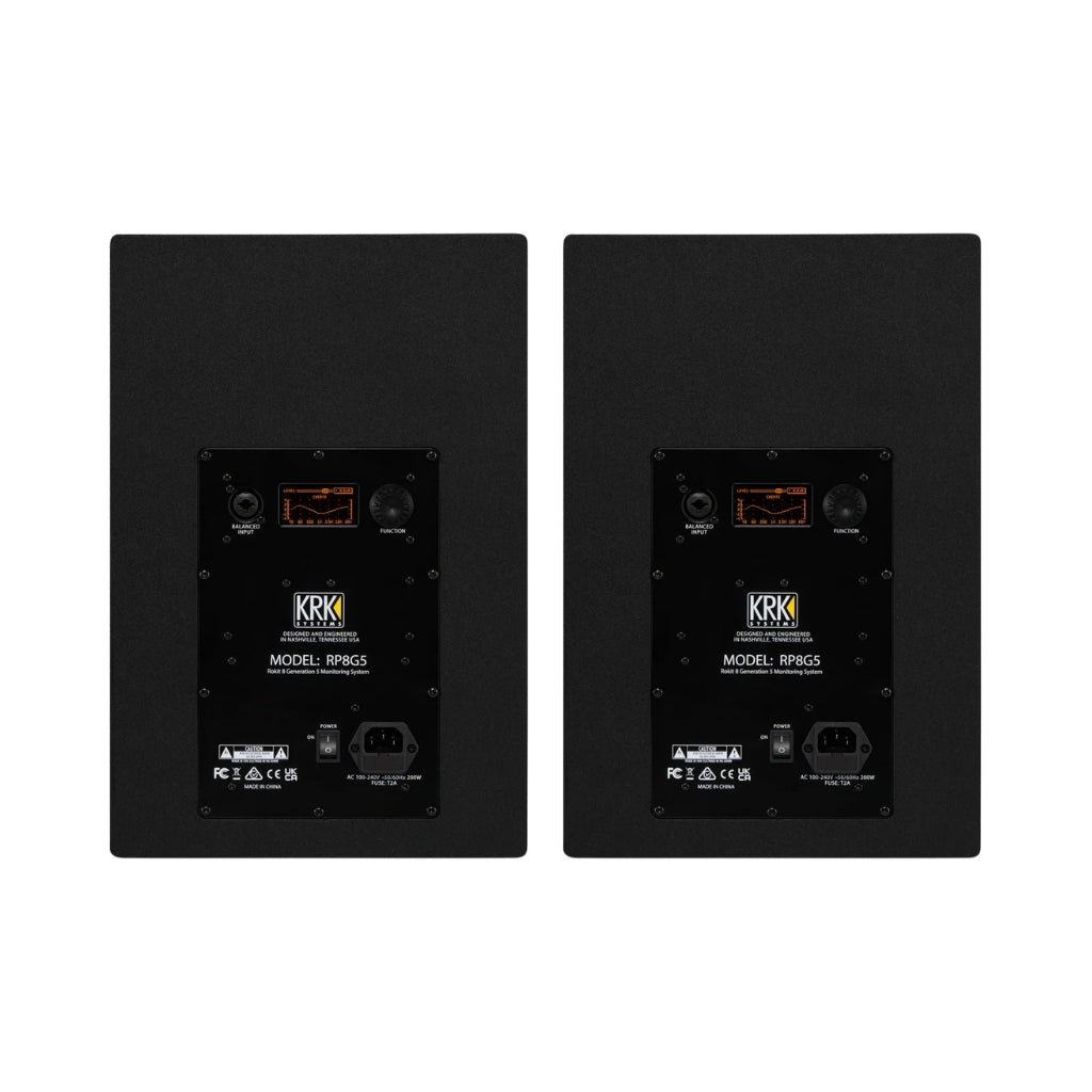 KRK ROKIT RP8G5 8" Studio Monitors - Pair Studio Monitors Sky Music