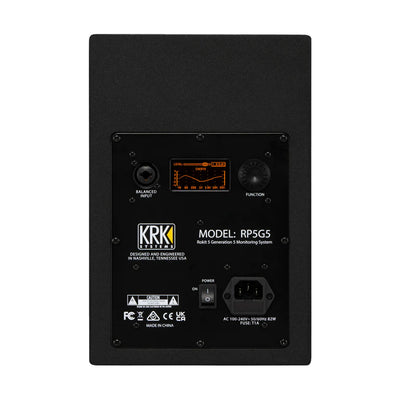 KRK ROKIT Gen5 Studio Monitor 5 Class D Powered Kevlar Drivers Onboard DSP
