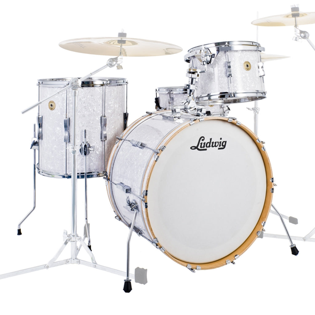 Ludwig - Continental Club Fab Plus Shell Pack - White Marine Pearl