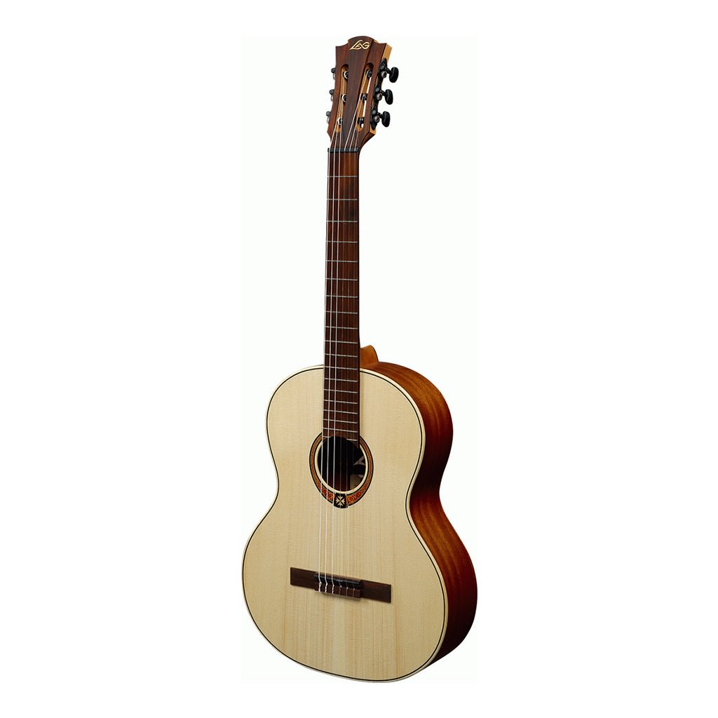 LAG OC70 Classical 4/4 Solid Engelman Spruce Top - Natural Classical Guitars Sky Music