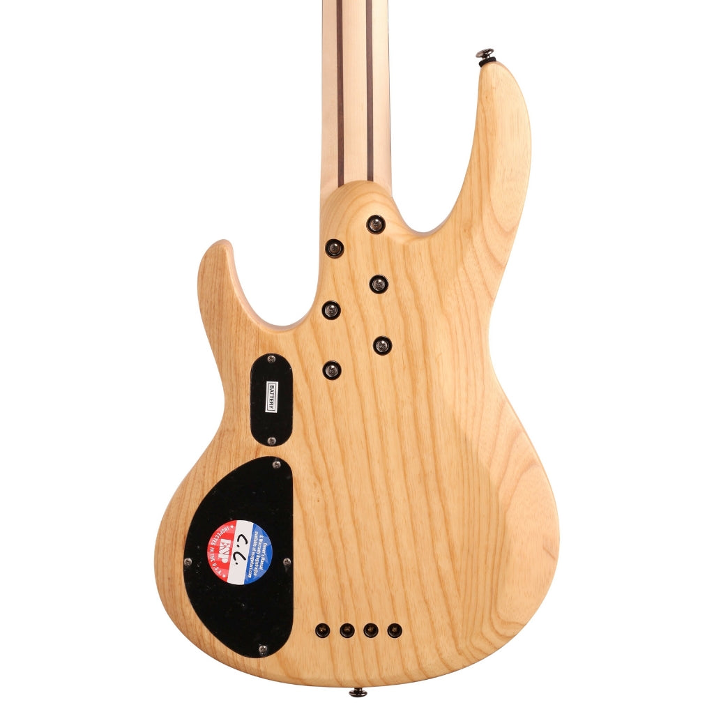 ESP LTD - B-204SM Fretless Bass Guitar - Natural Satin