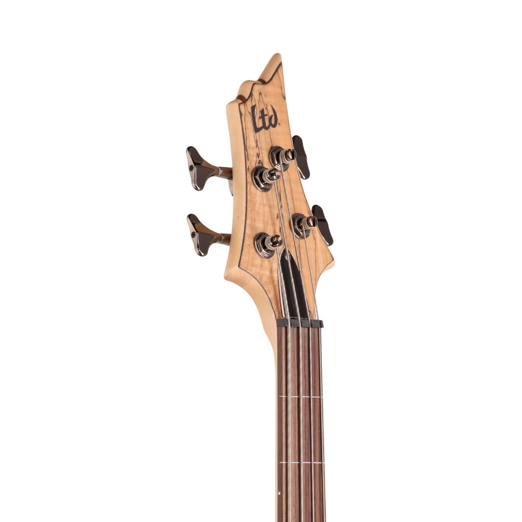 ESP LTD - B-204SM Fretless Bass Guitar - Natural Satin