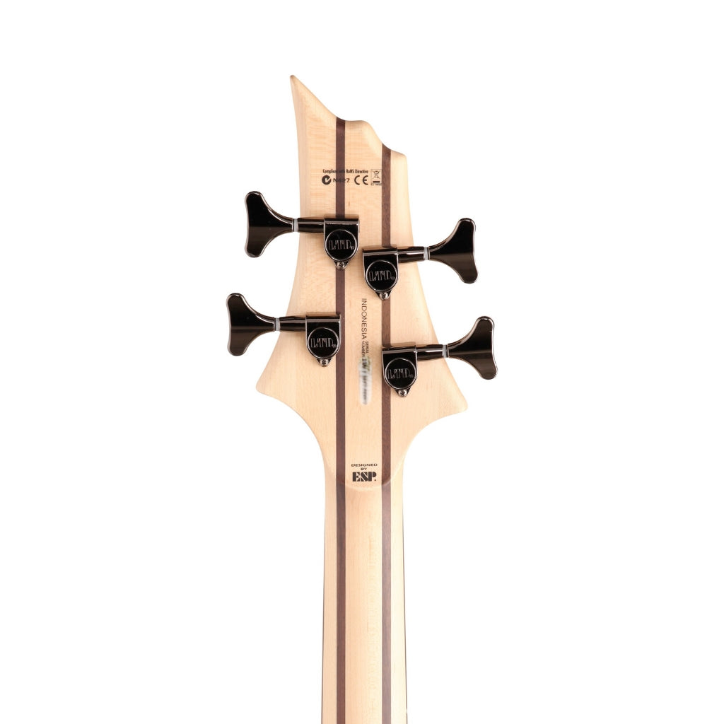 ESP LTD - B-204SM Fretless Bass Guitar - Natural Satin