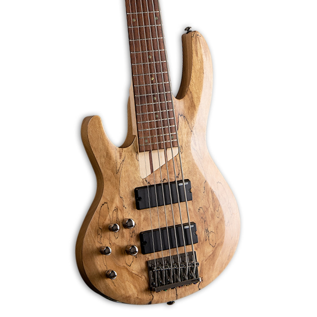 ESP LTD - B-206SM 6-String Left-Handed Bass Guitar - Natural Satin