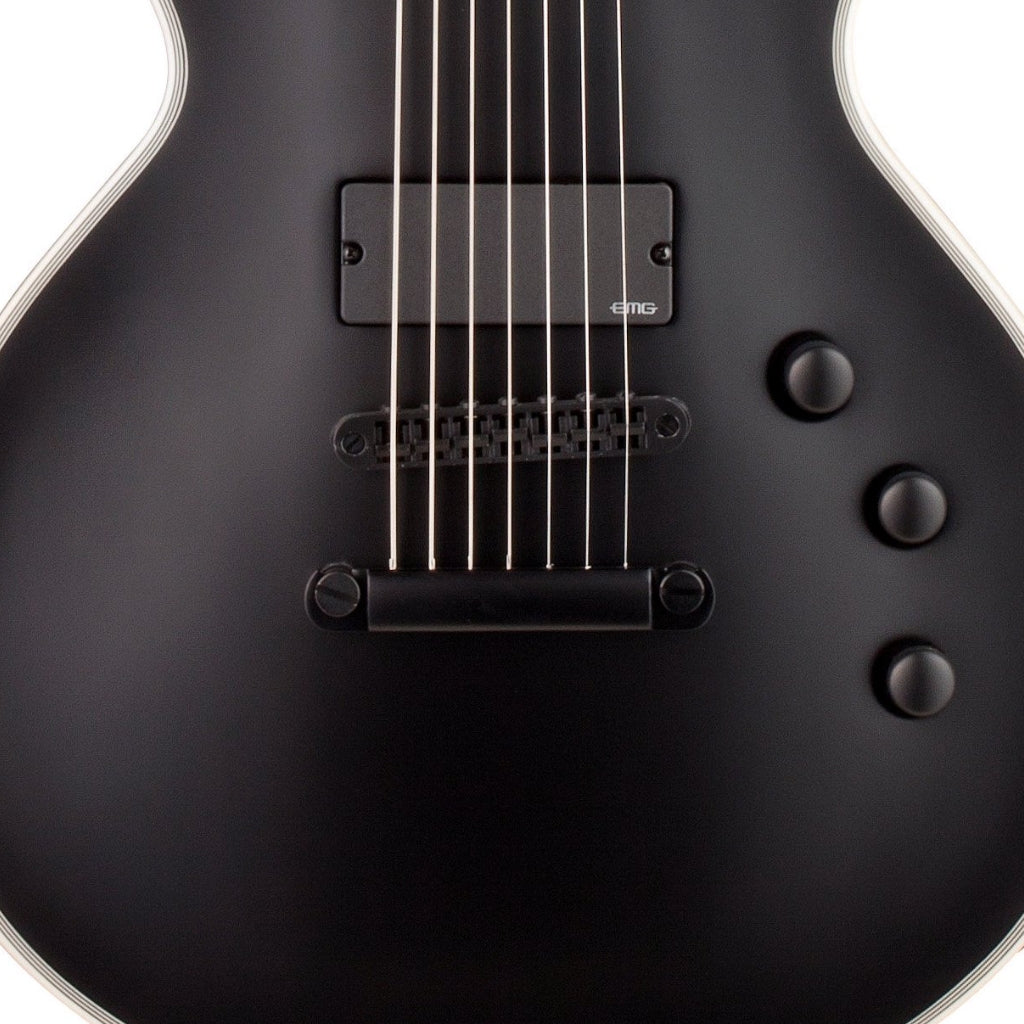 ESP LTD - EC-407 7-String Electric Guitar - Black Satin