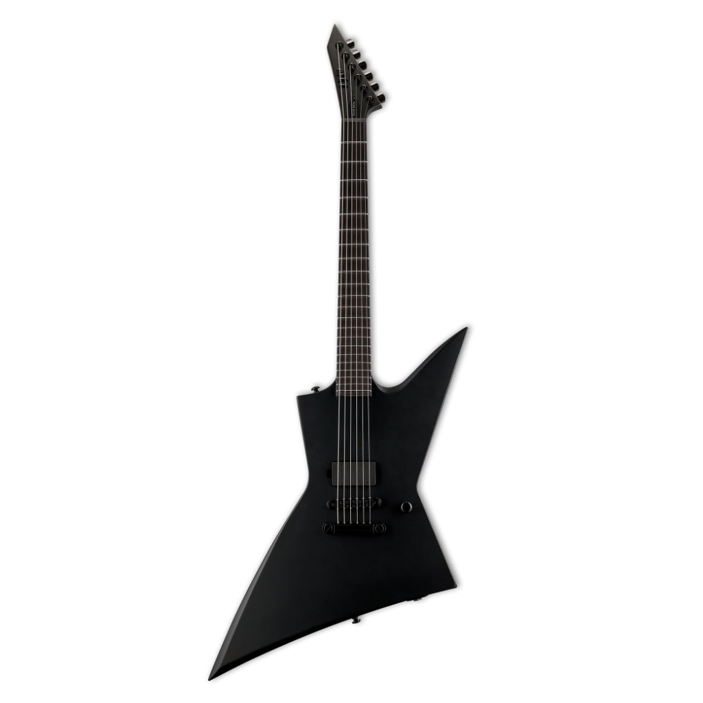 LTD - EX Black Metal Electric Guitar - Black Satin