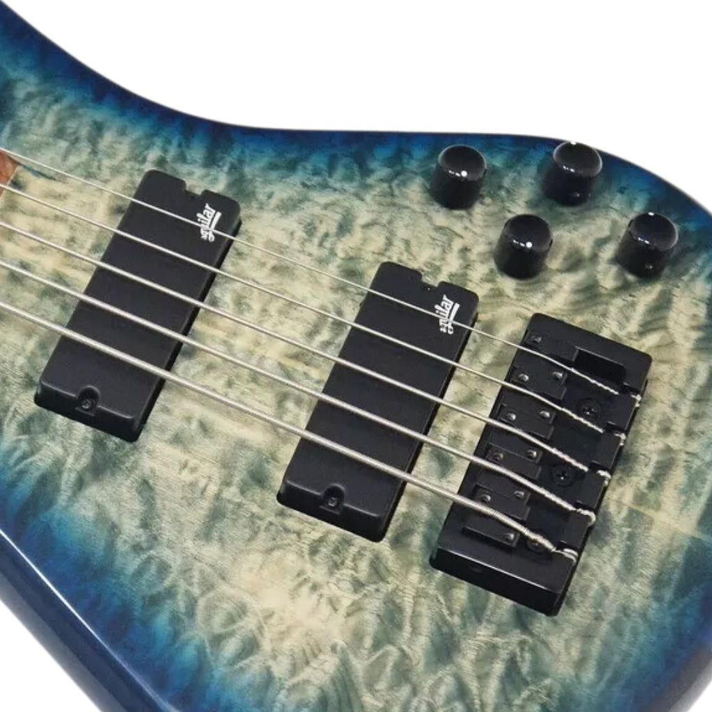 Spector - Legend 5 Bass Guitar Aguilar Pickups - Faded Blue Gloss