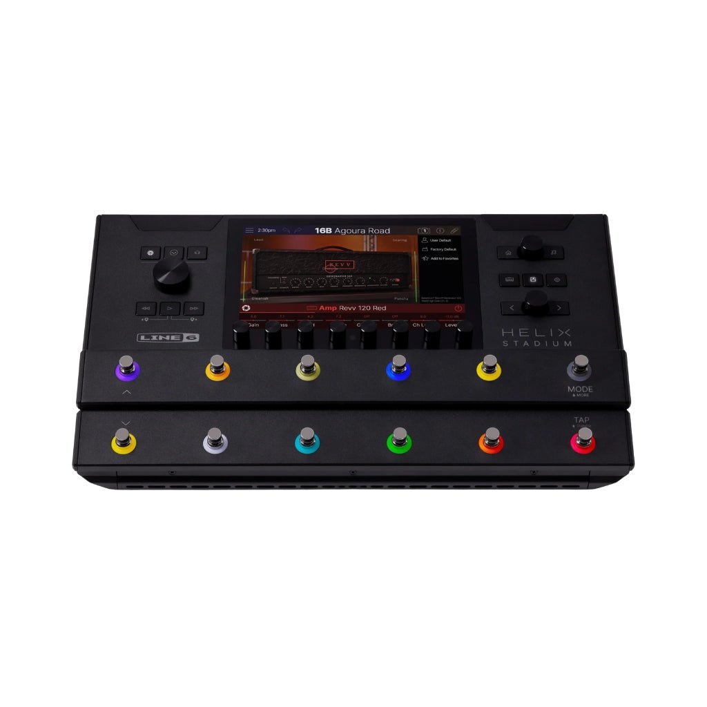 Line 6 Helix Stadium Amp Modeler and FX Processor Effects Pedals Sky Music