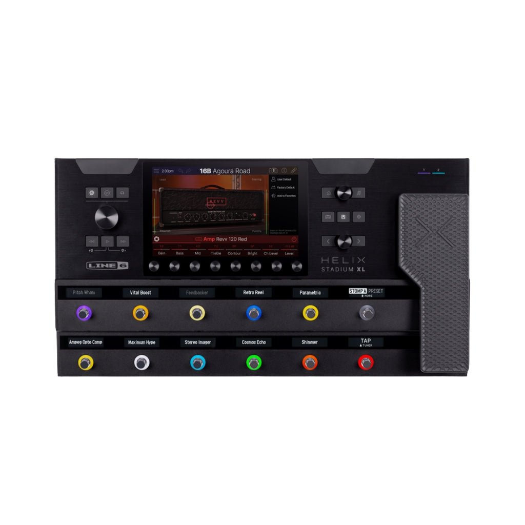 Line 6 Helix Stadium XL Amp Modeler and FX Processor Effects Pedals Sky Music