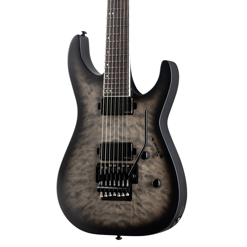 ESP LTD - M-1007B Baritone - Charcoal Burst Satin