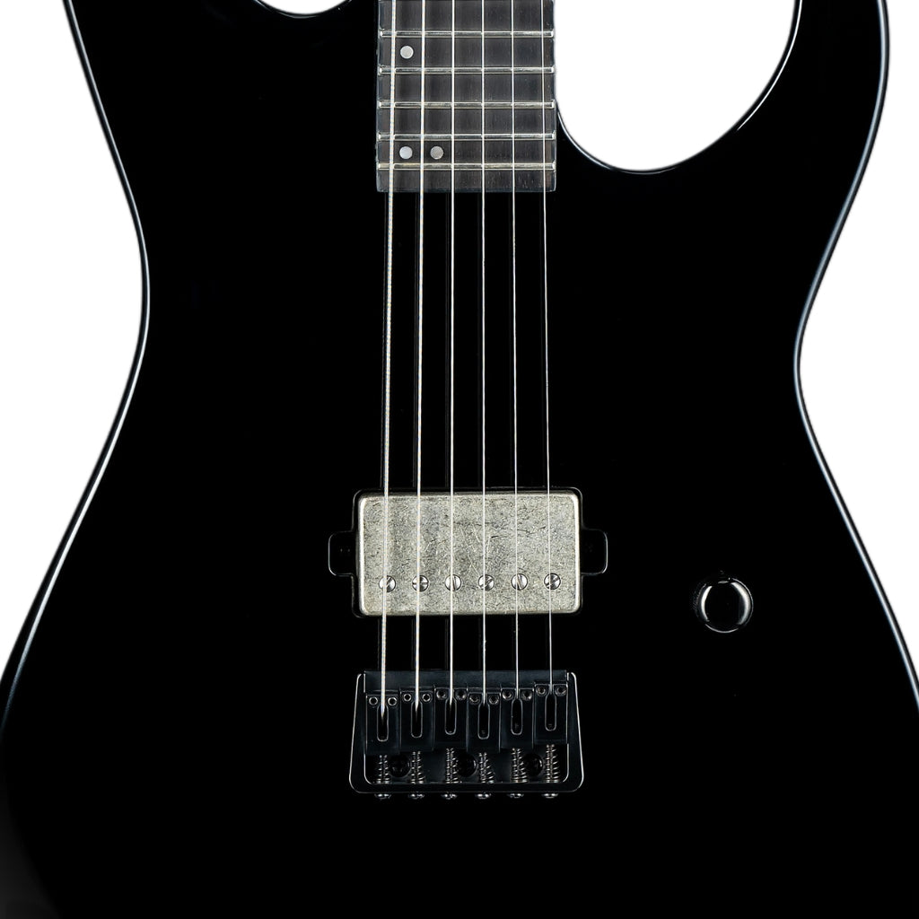 ESP LTD - M-201 Baritone Electric Guitar - Gloss Black